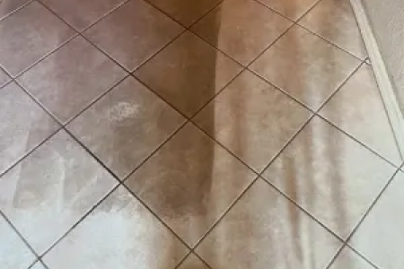 Professional kitchen tile and grout cleaning in Naples FL removing embedded dirt